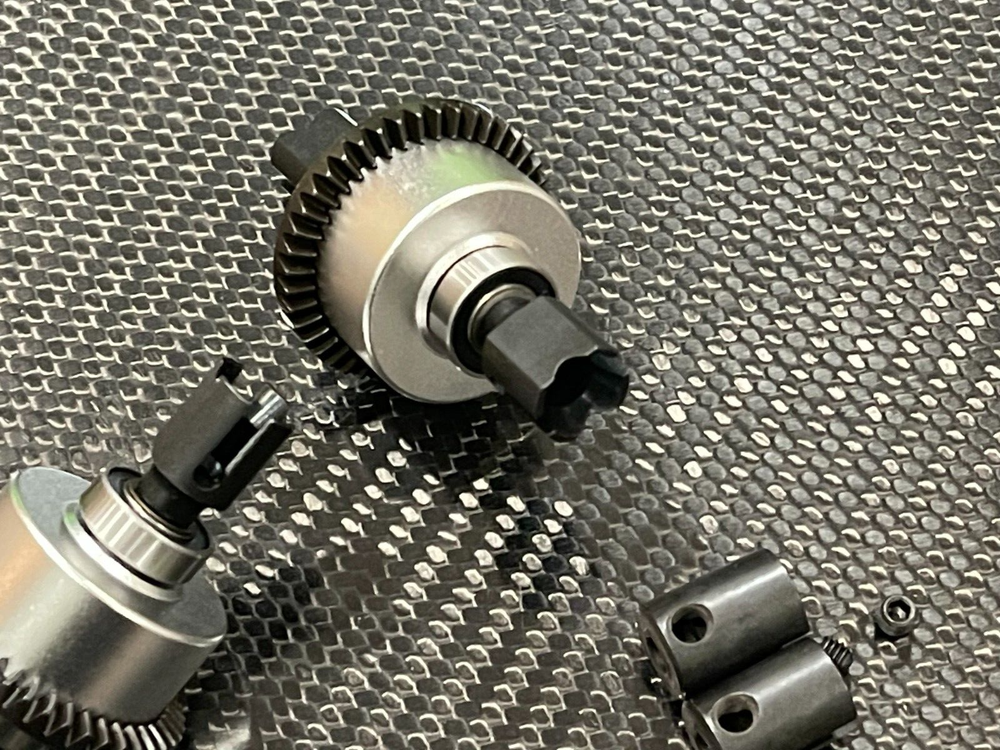 Front & Rear Differential Diff Set for Arrma FELONY 6s BLX 4x4 Silv