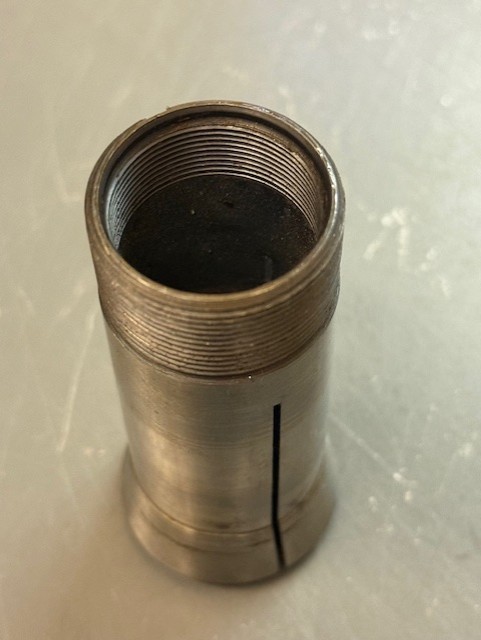 Sutton 15/32" Round 5C Smooth Collet w/Internal Threads
