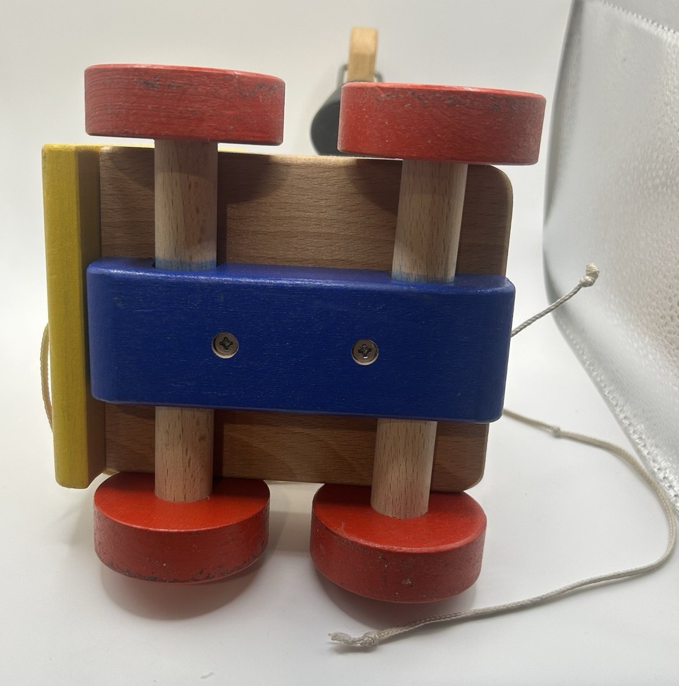 Wood Crane Pull Toy
