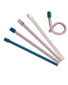 Saliva Ejectors White 100/Bag white with white tip
