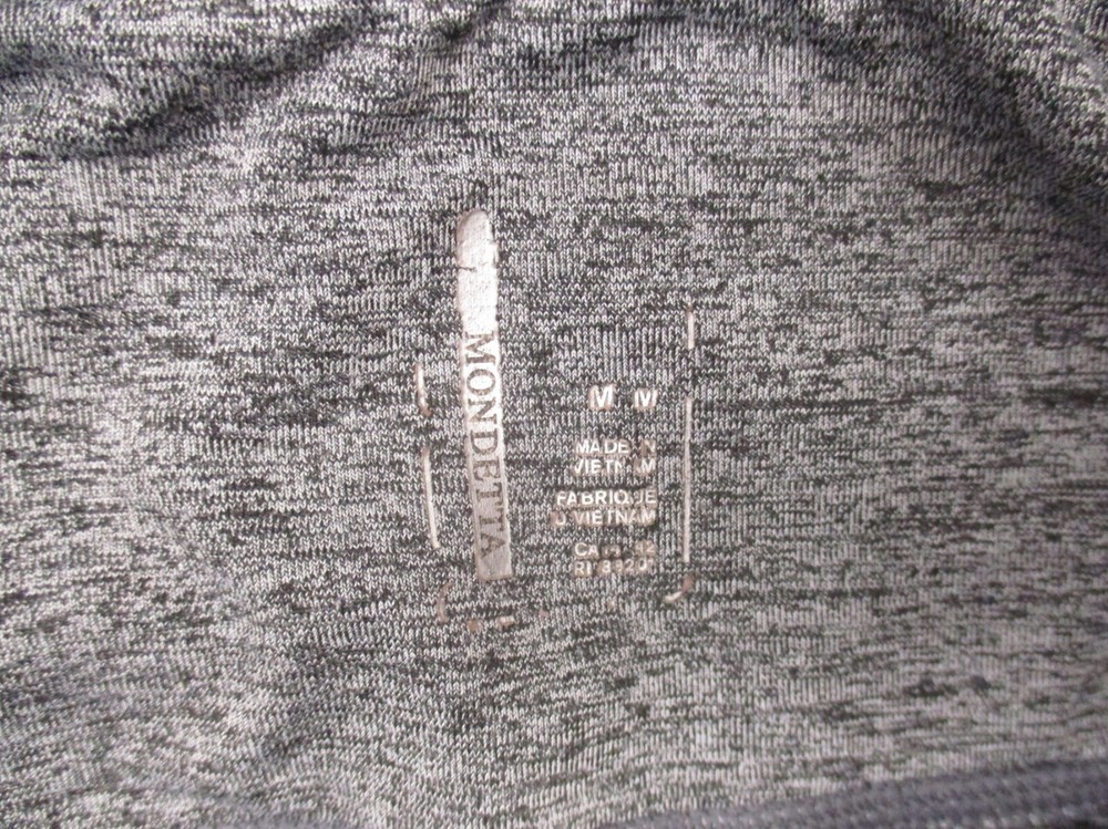 MONDETTA Size M Womens Gray Stretch Pull On Athletic Compression Leggings 172