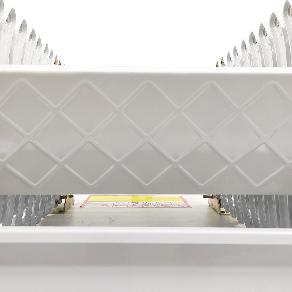 9.8ft Hidden Telescopic Folding Ladder White Attic Pull Down Ceiling stairs