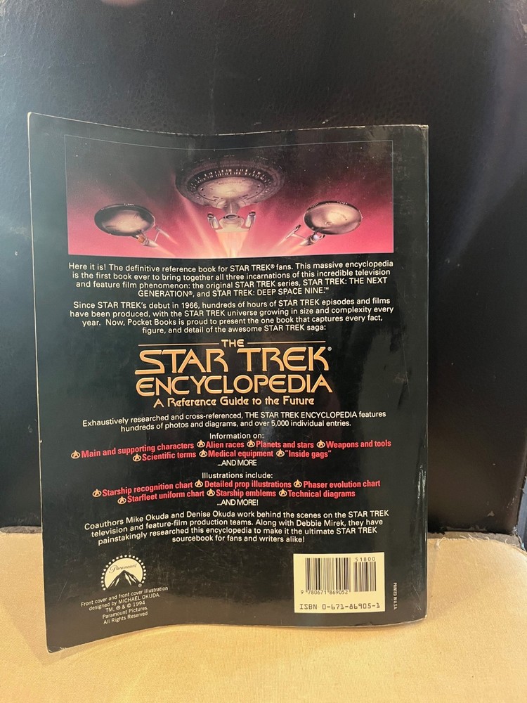 Star Trek Encyclopedia 1994 Reference Guide to the Future, Paperback