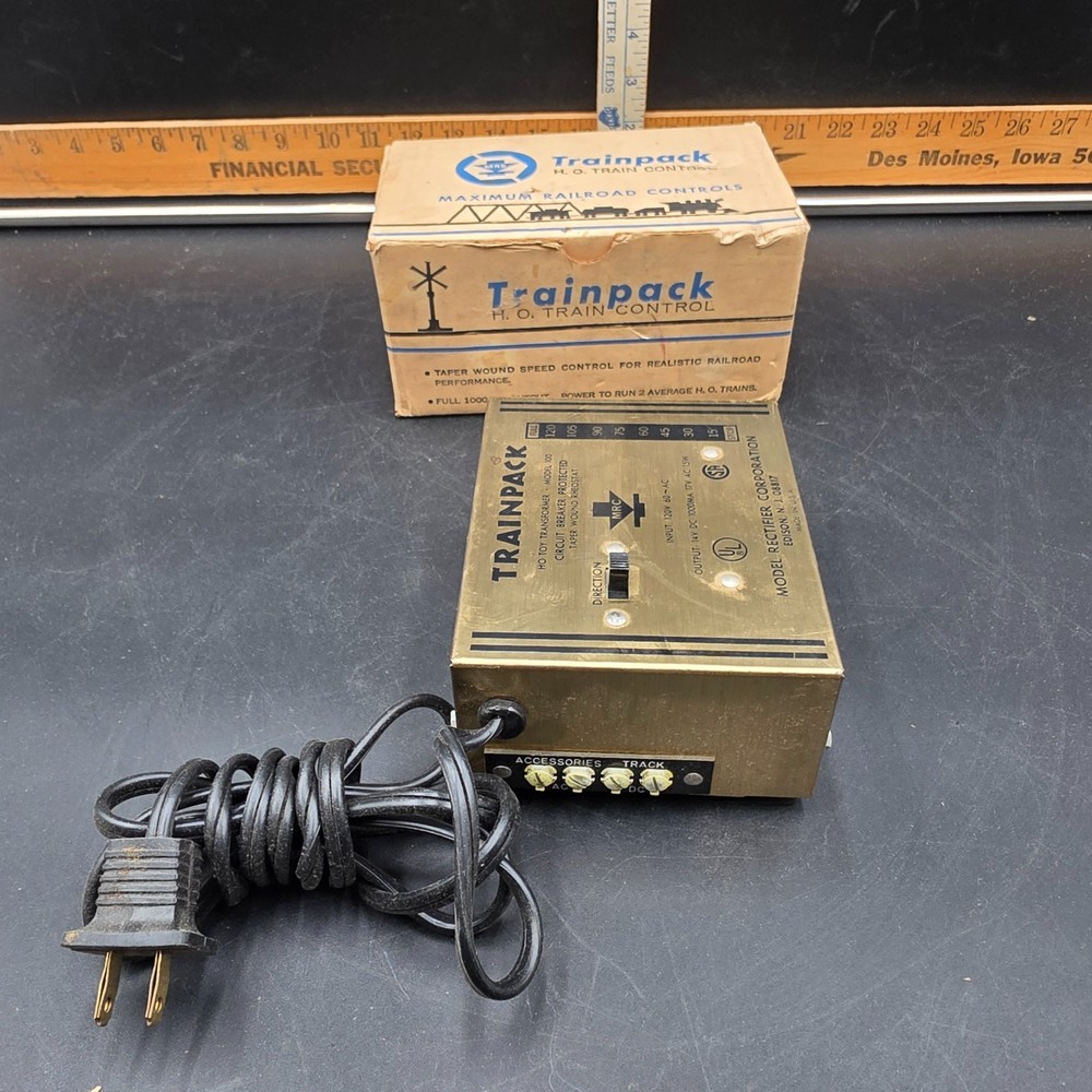 MRC TrainPack Model 100 Train Controller Power Transformer N / HO Scale UNTESTED