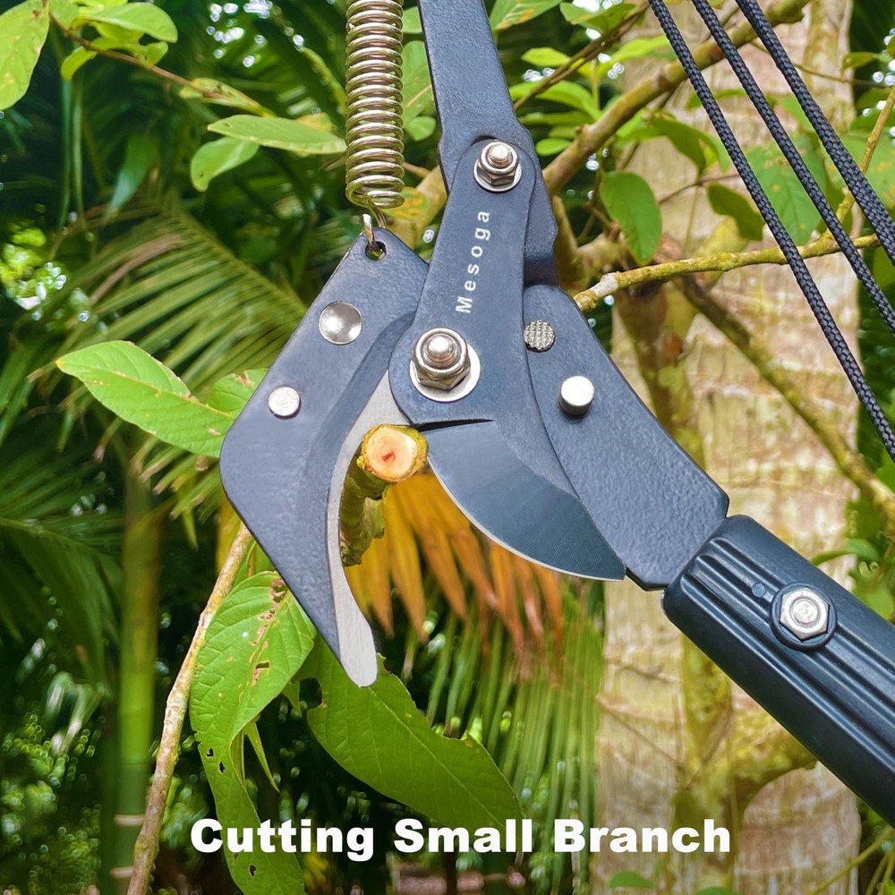 Tree Trimmer Pole Saw 4.9-13FT, Tree Pruner Extendable, Long Handle Pruning S...