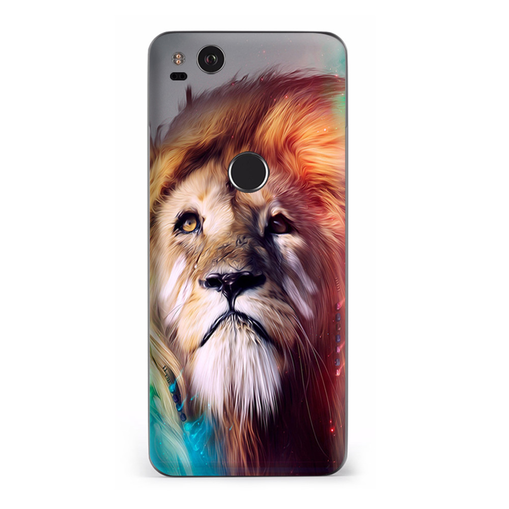 Google Pixel 2 Skins Decal Wrap Lion face