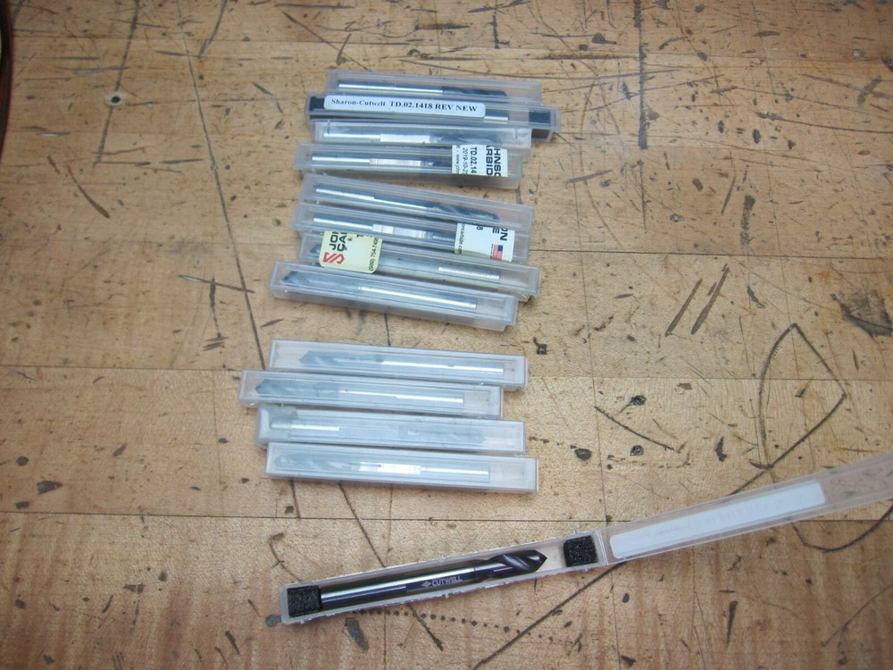 Cutwell 1/4" solid carbide spotting drill 2-/2" OAL