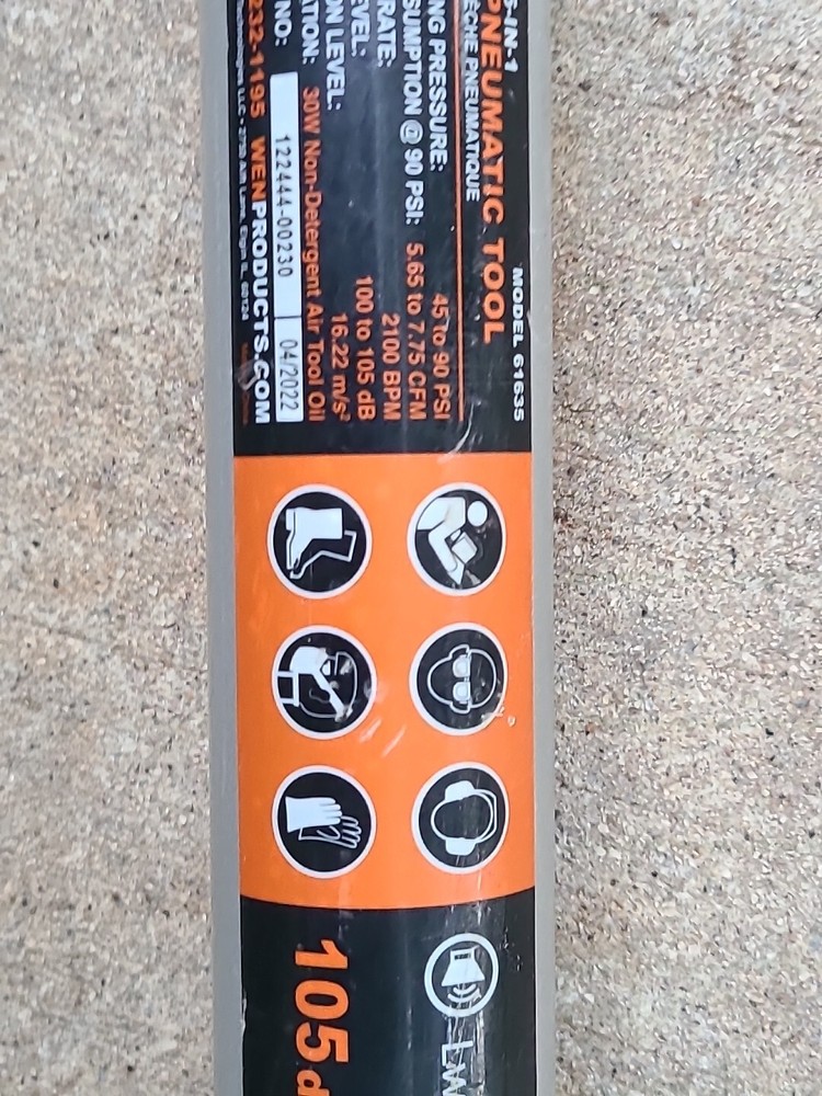 WEN 61635 5-in-1 Pneumatic Multi-Function Tool No Attachement. Orginal.