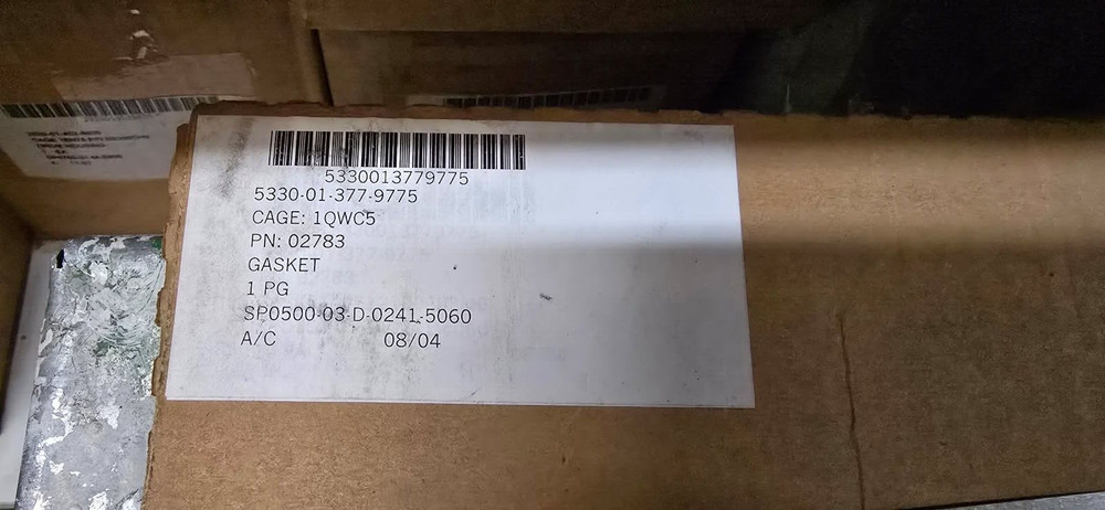 (2PG) BASIC RUBBER CO. GASKETS 02764 5330-01-377-9775 - 10 GASKETS PER PACKAGE