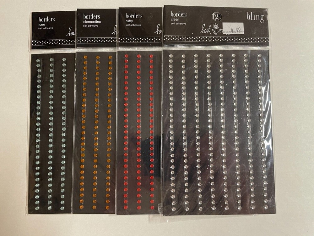 HEIDI SWAPP BLING BORDERS IN ASSORTED COLORS