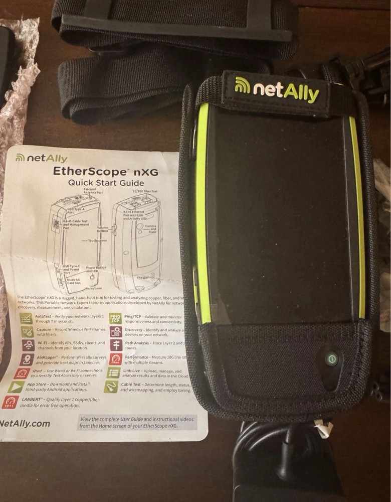 NetAlly EXG-200-KIT EtherScope nXG - Test Accessory & WireView -Professional Kit