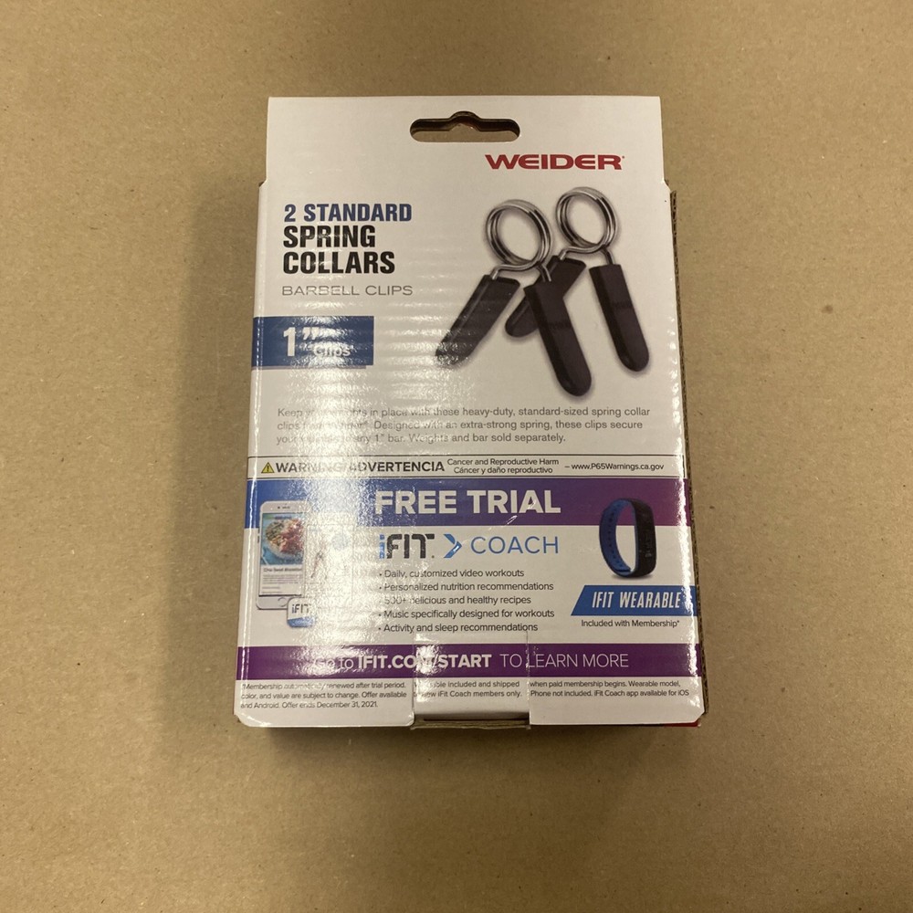 Weider Spring Lock Collar for 1" Standard Barbell