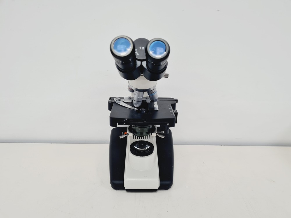 Prior PL012 Binocular Microscope With 4 x Objectives Lab