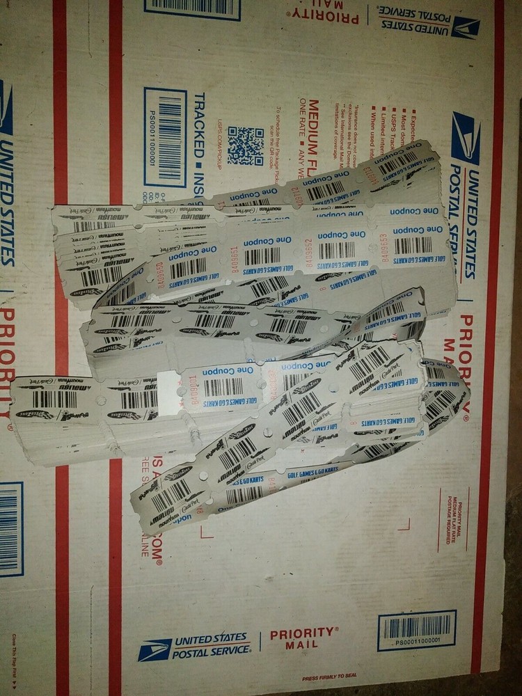 arcade ticket redemption lot #1049