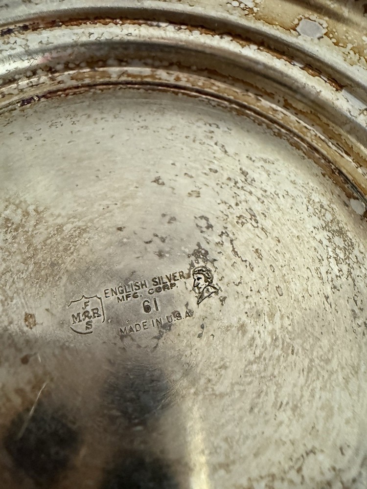 VINTAGE ENGLISH SILVER PITCHER