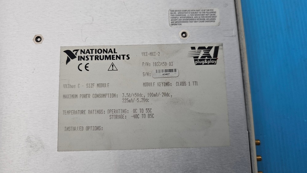 National Instruments VXI-MXI-2 183345D-03 Control System Module