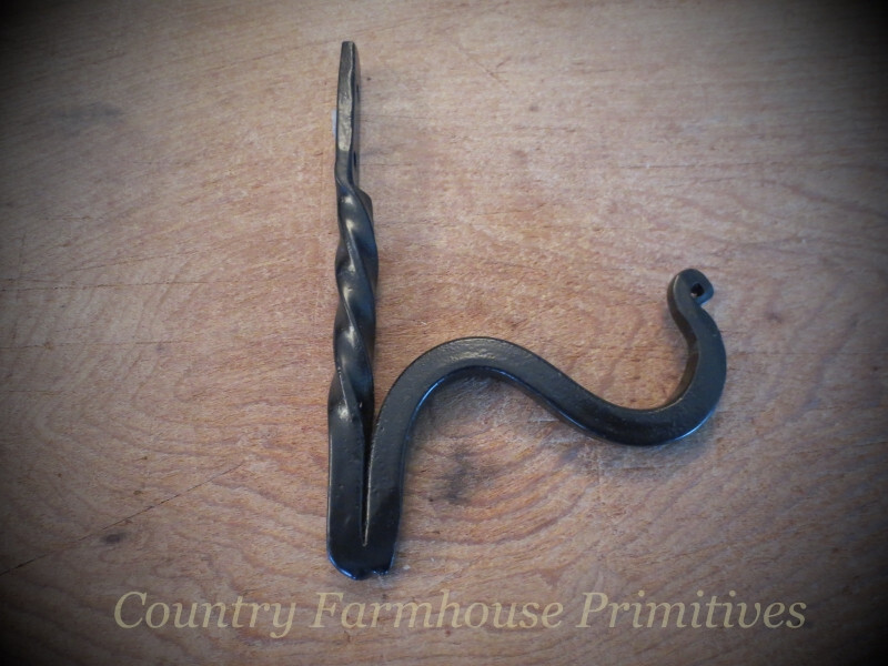 Wrought Iron Forged Light Hook