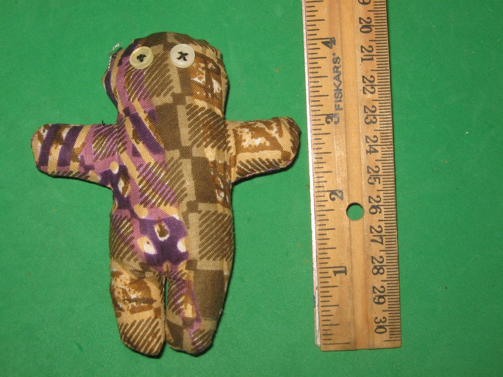 VOODOO DOLL-POPPET-HANDMADE- 4 1/2"
