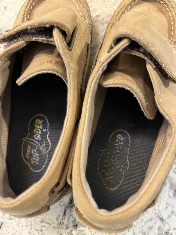 Sperry Top Sider Boys Size 12.5 Leather