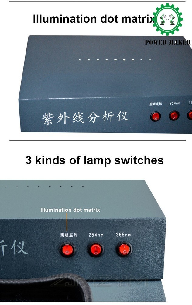 WFH-203B Three-use UV Light Fluorescent Detector  UV Analyzer Lab