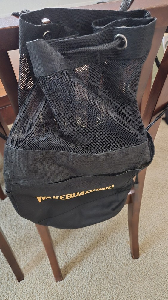 Wakeboarding Magazine Backpack Black