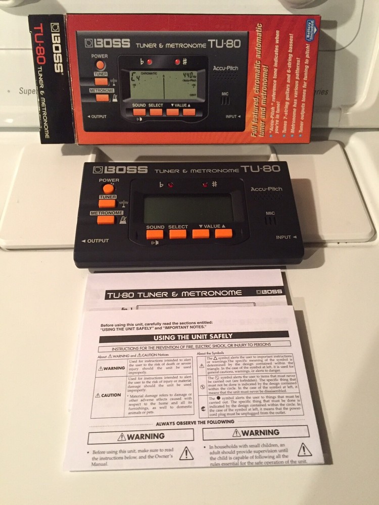 Boss-Tuner-Metronome TU 80