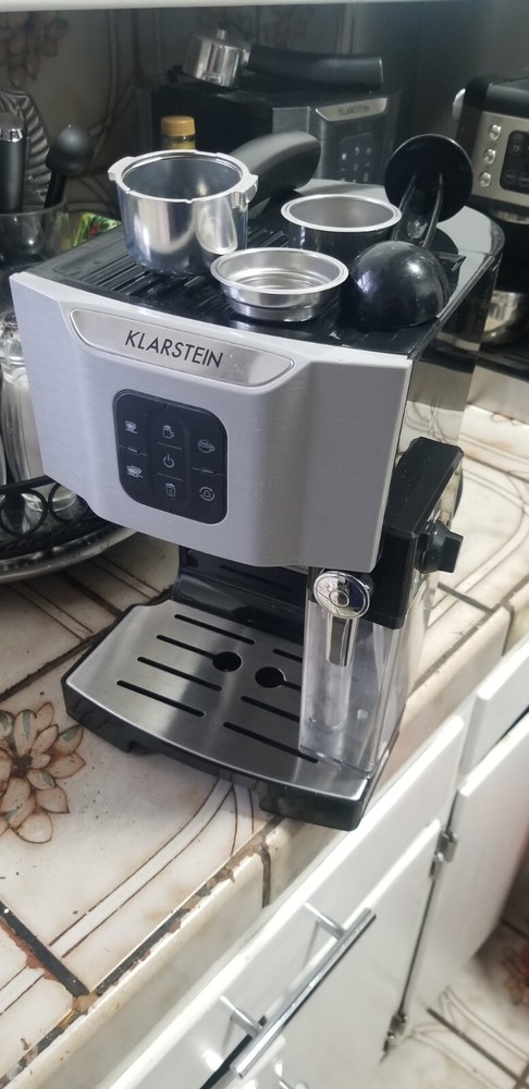 KLARSTEIN Coffee Maker Real Nice Self-Cleaning System 3-in-1 Function for Espres