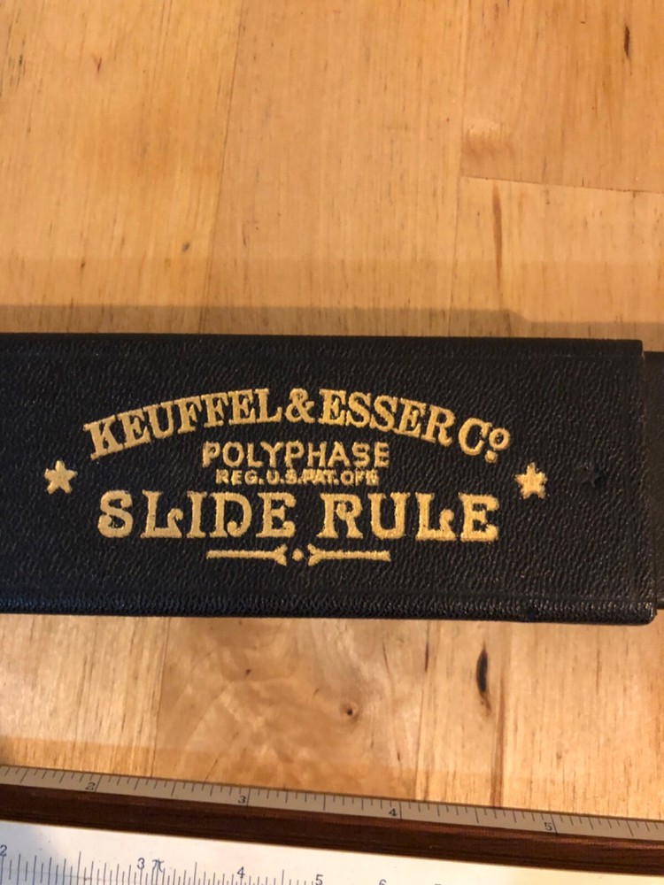 Vintage Keuffel&Esser Co polyphase Slide Rule