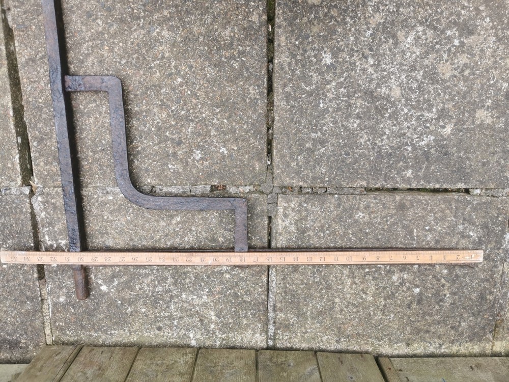 Antique Cast Iron Fire Crane
