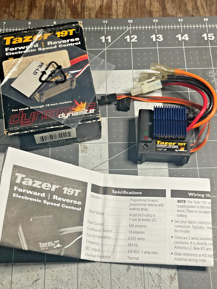 Dynamite Tazer 19T Vintage ESC (DYN4920) Super Nice Condition