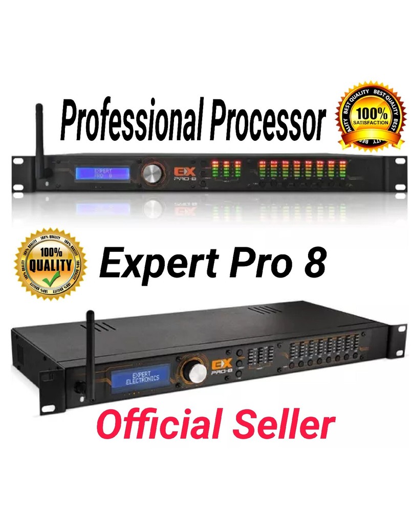 Professional Processor Expert Pro 8 Channels Bluetooth App Expert Electronics