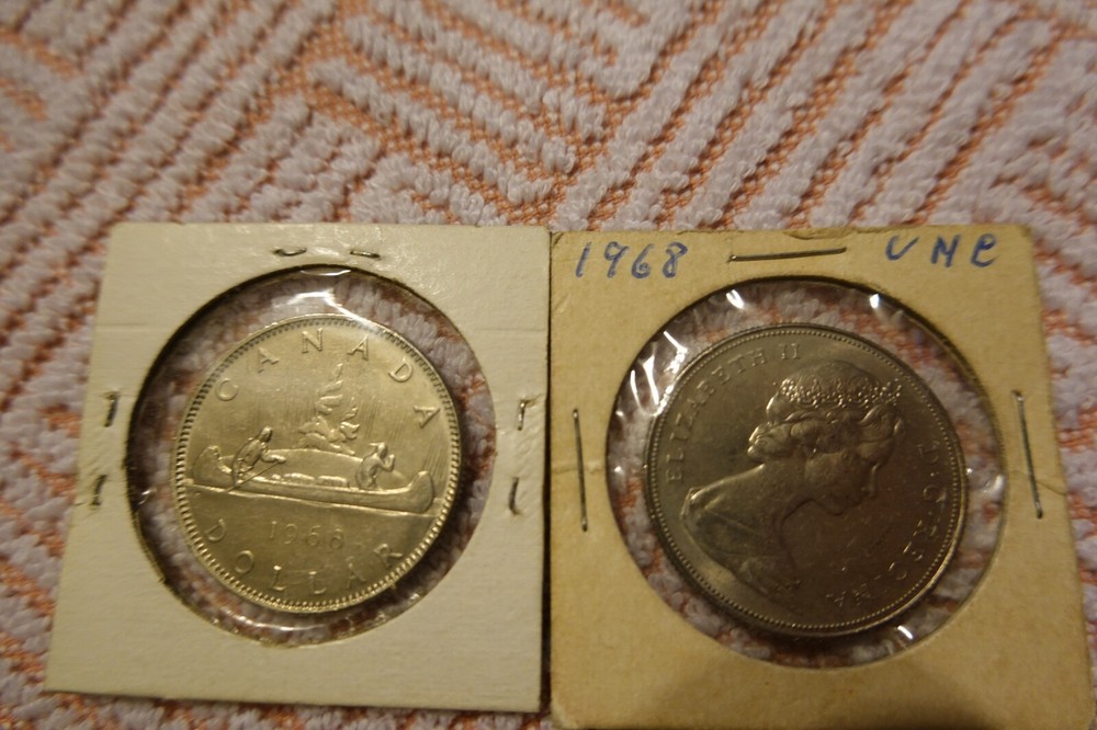 1968 Canada Silver Dollar BU/Prooflike