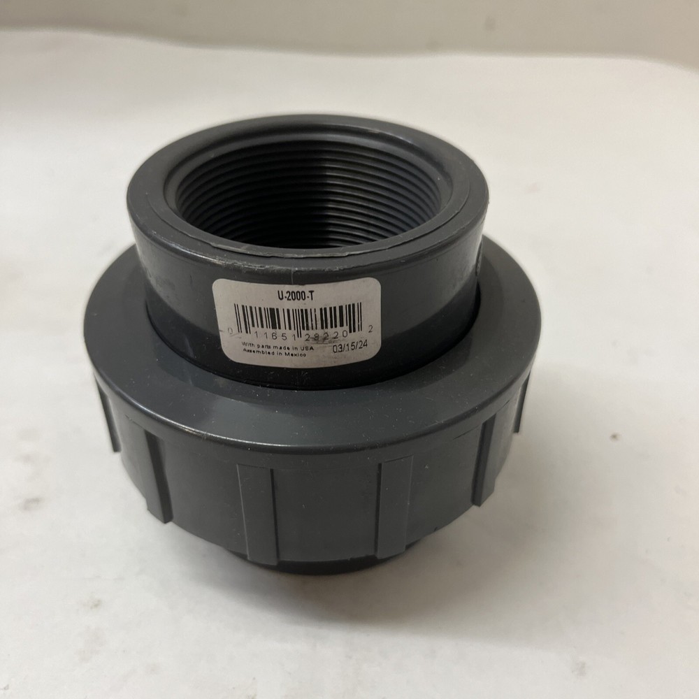 U-2000-T Schedule 80 Pvc Union 2" 150 Psi