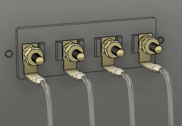 Harman/Kardon 75+ speaker terminal upgrade kit