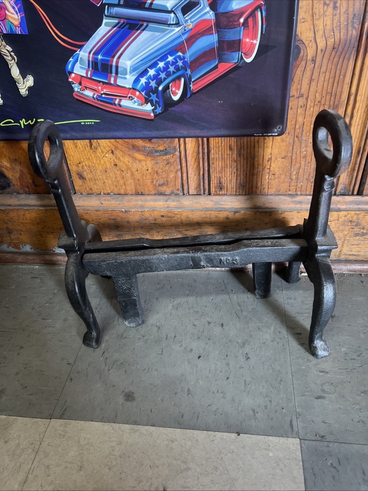 Vintage Fireplace Wood Holder Set