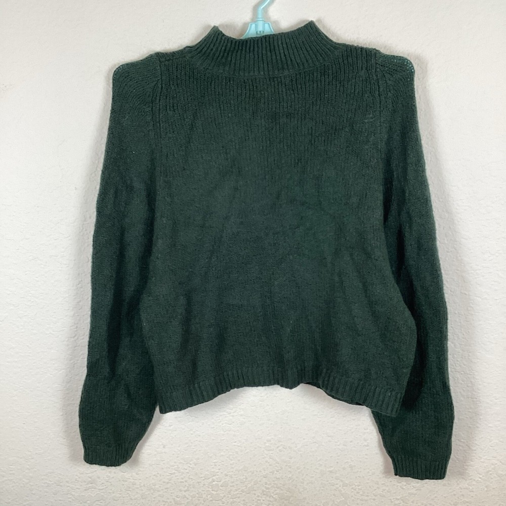 Old Navy Mens Sweater Sz M Long Sleeve Pullover Solid Green Soft Excellent