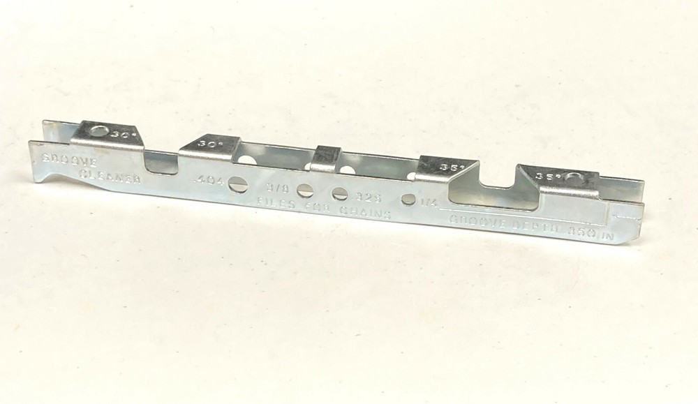 Universal Chainsaw Chain Depth Gauge File Guide Tools & Guide Bar Groove Cleaner