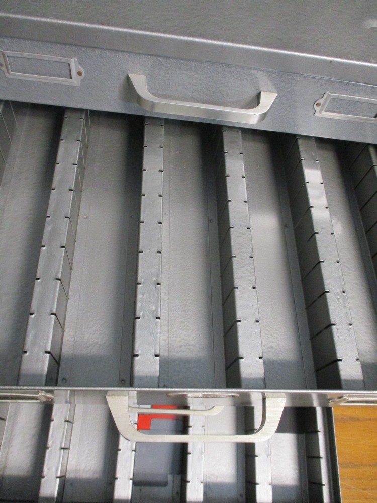 NEUMADE 5-Drawer Stackable Slides Storage File Cabinet - 5 rows - Divider Tabs