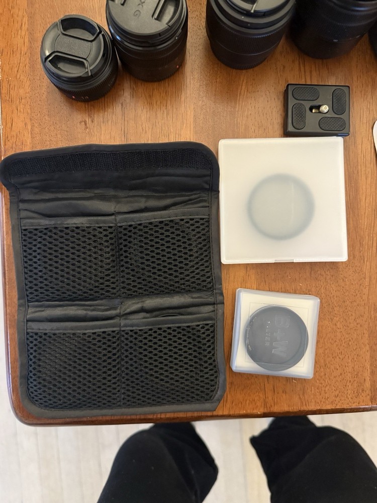 Panasonic Lumix G7 Camera Kit. Multiple lenses + ND/Polarizers + camera bag