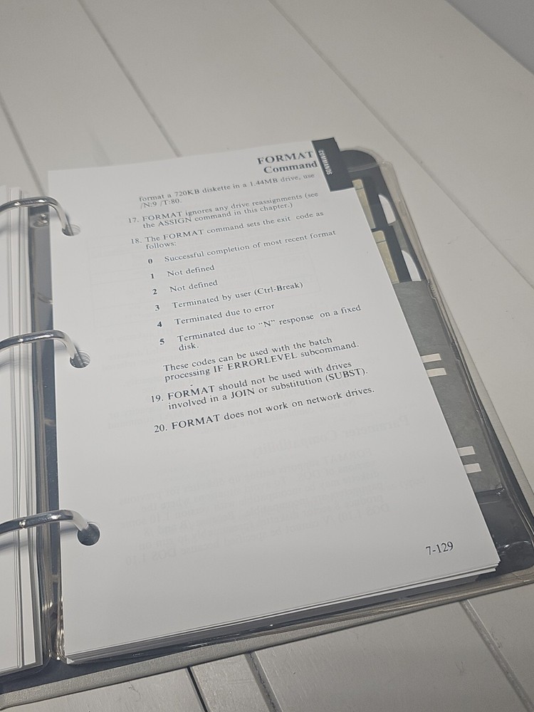 IBM DOS 3.30 Disk Operating System 1987: 1st Edition / 5.25 Software Disks Read