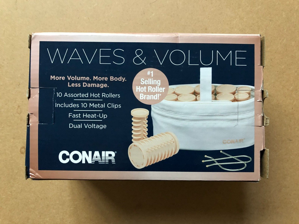 Conair Travel 10 Assorted Hot Roller Set V35761