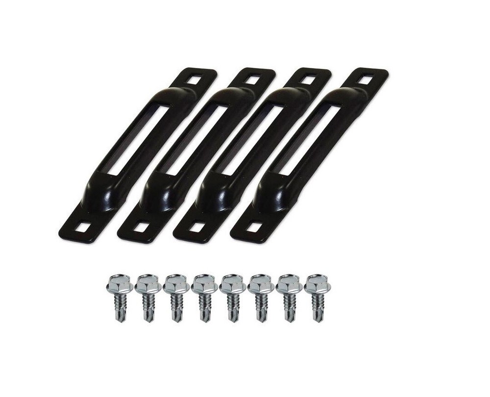 Single e track  for e clip straps 4 each