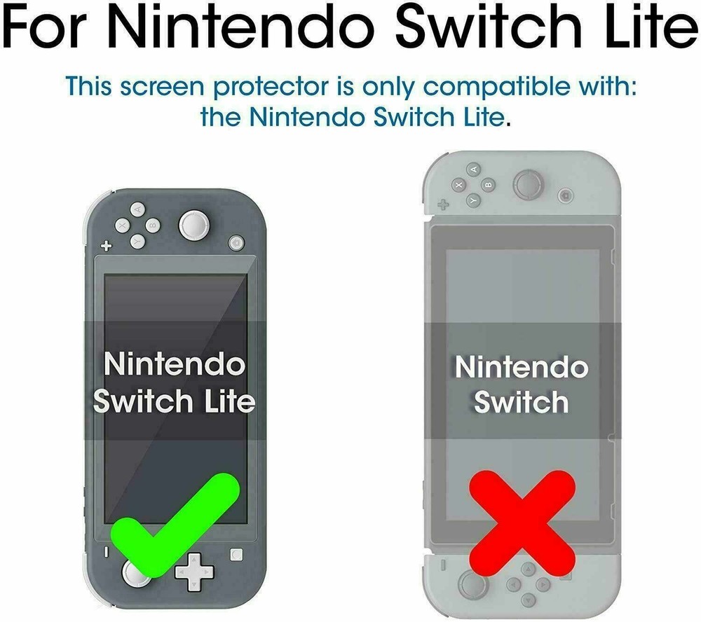 2-Pack Tempered Glass Screen Protector for Nintendo Switch Lite Gaming System