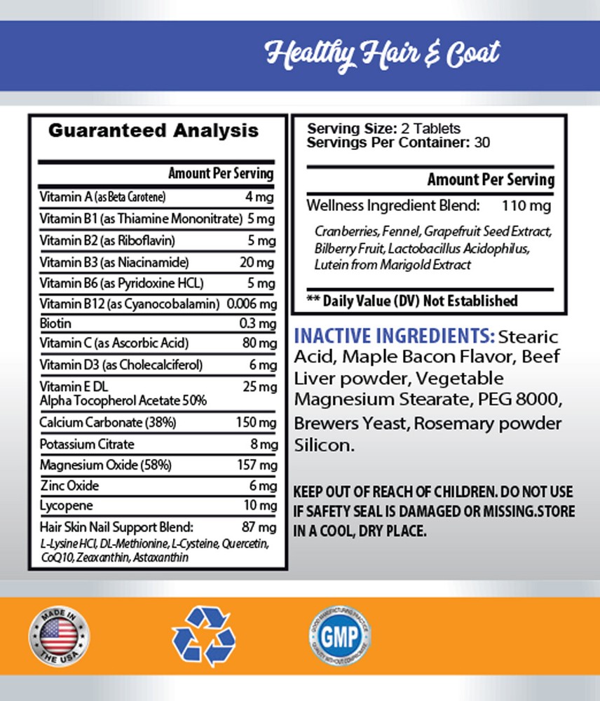 dog immune system supplements - PETS HAIR AND COAT COMPLEX 2B - grapefruit seed