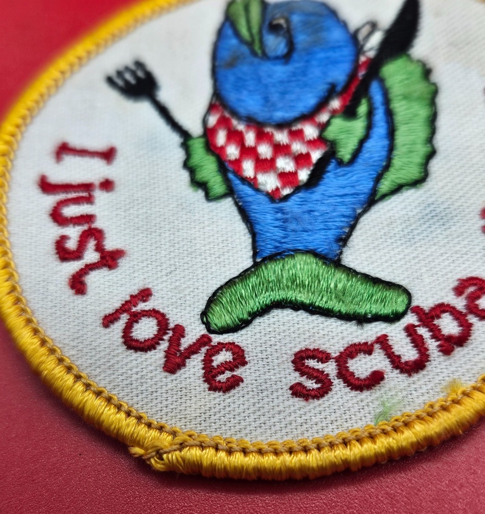 I just love scuba divers patch