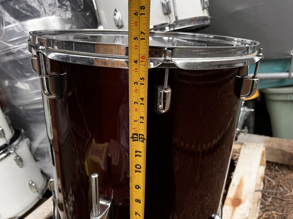 PDP DW Ez Series Ruby Red 16 x 16" Floor Tom