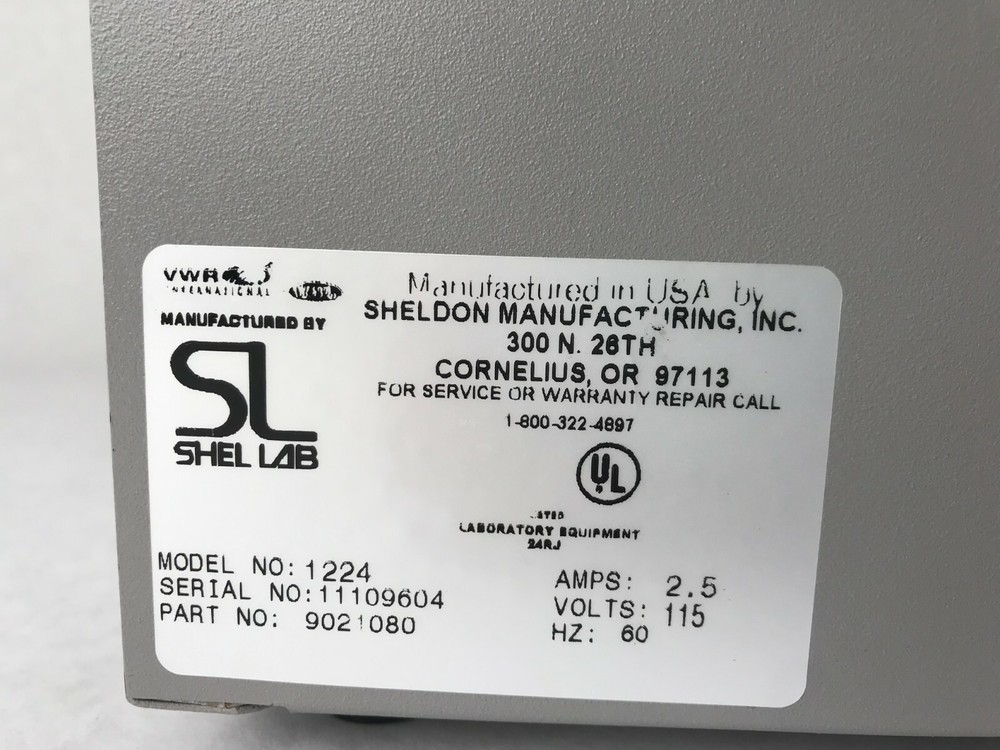 VWR Sheldon Laboratory Water Bath Model 1224