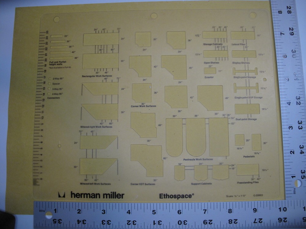 3 Different Herman Miller Stencils Designs Individually Priced