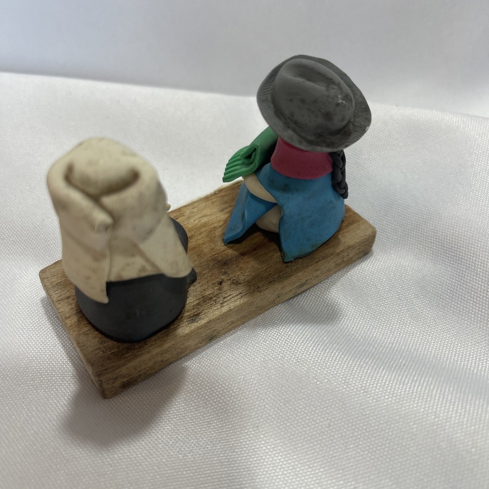 Handcrafted Peruvian Clay Couple