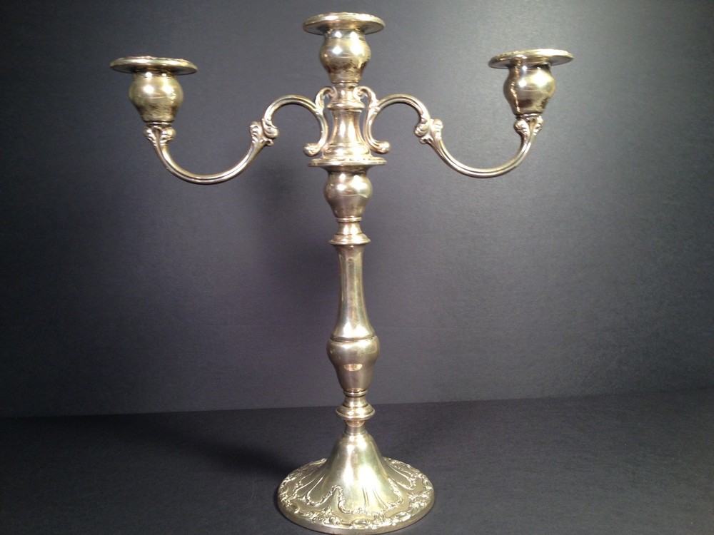 Gorham Sterling Silver Candelabra 750